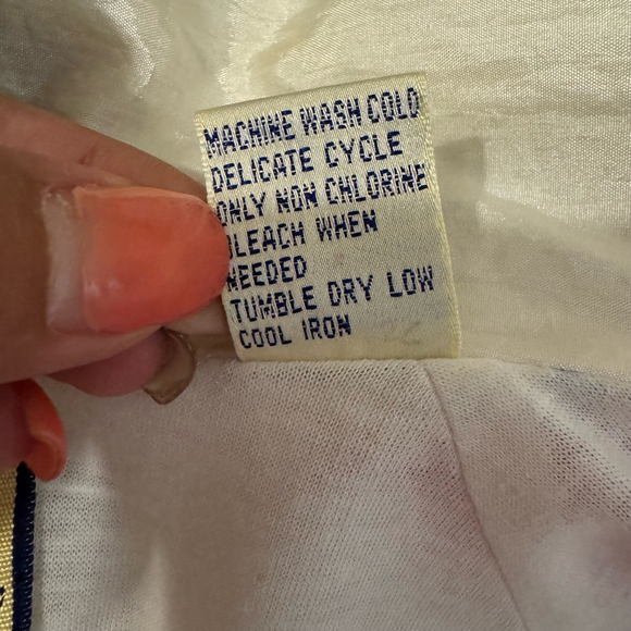 Vintage Bill Blass 90s Windbreaker Jacket Size L Pink White Color Block Women's - Picture 7 of 7